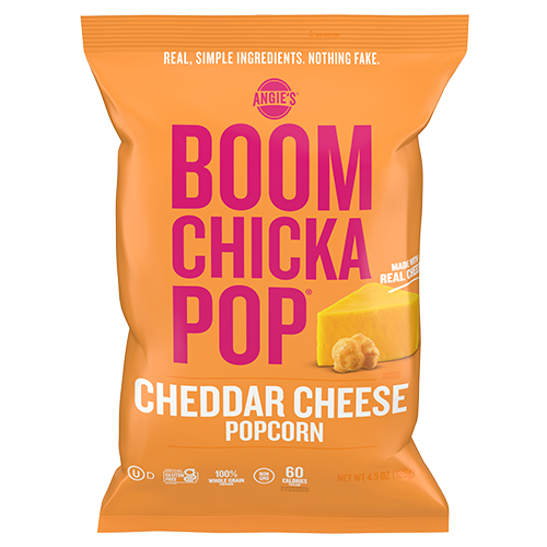 Boom Chicka Pop Cheddar Cheese popcorn